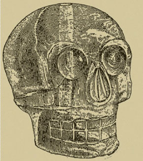 Ancient crystal skull