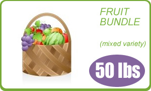Organic fruit bundle 50 lbs sample image