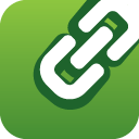 an example of a green link icon